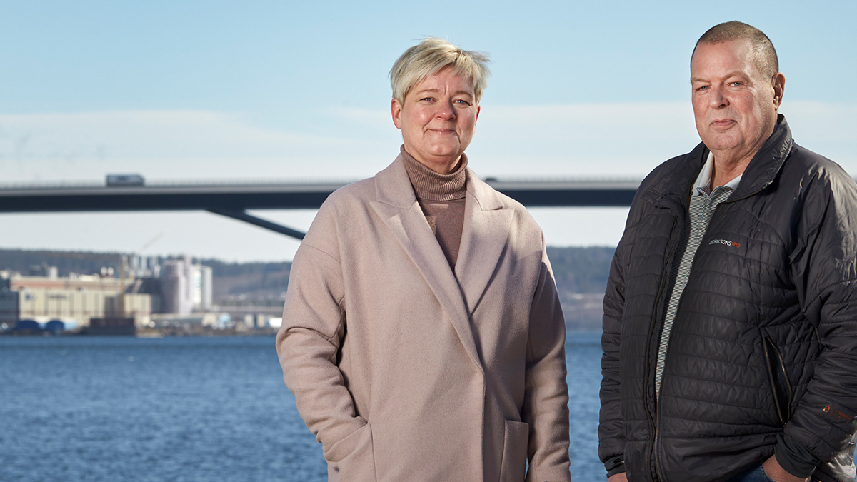 Mia Berglund och Jan Öberg.