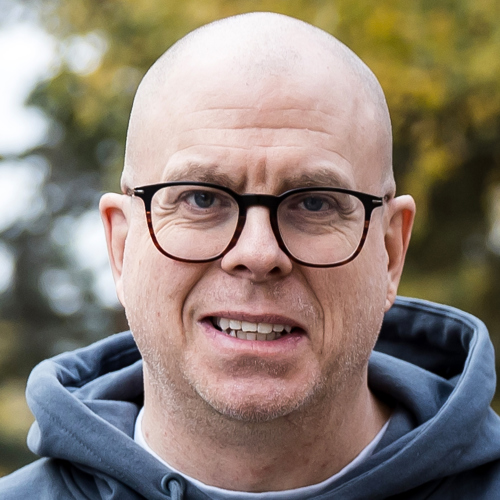 Mats Dettman vid grind