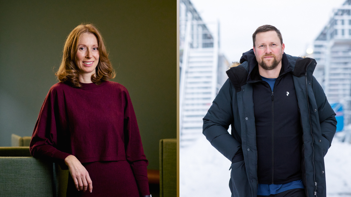  Julia Glasfors och Johan Larsson.